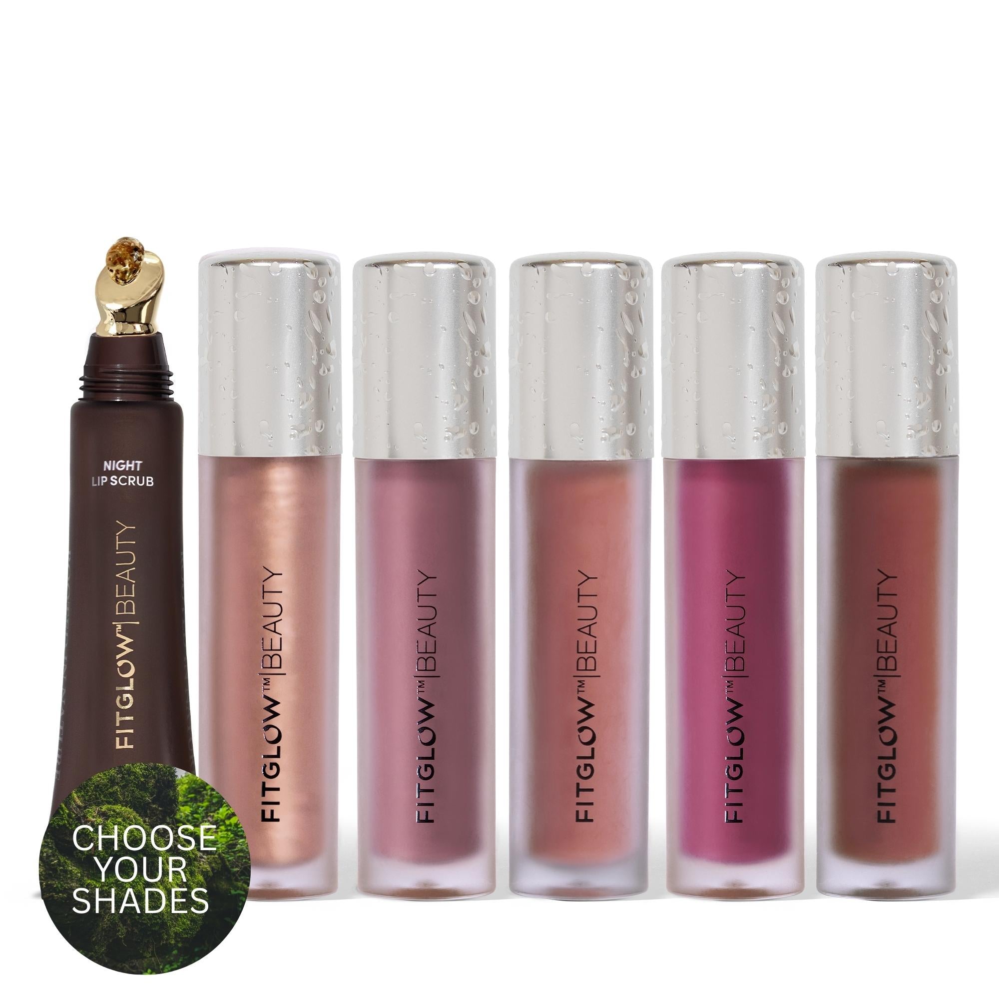 Build Your Own Signature Lip Serum 6-Shade Collection | Fitglow Beauty