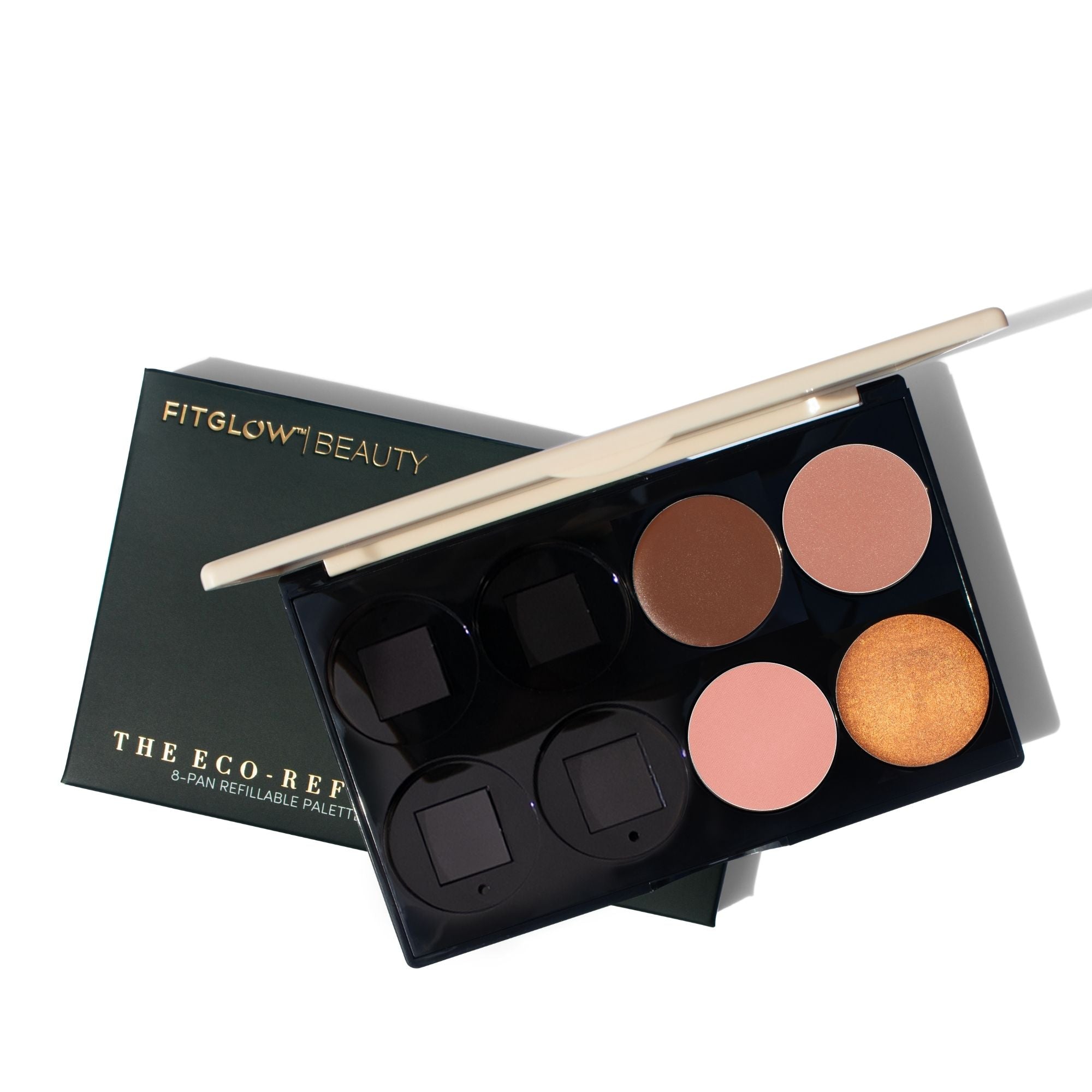 8 Shade Refillable Palette | Fitglow Beauty