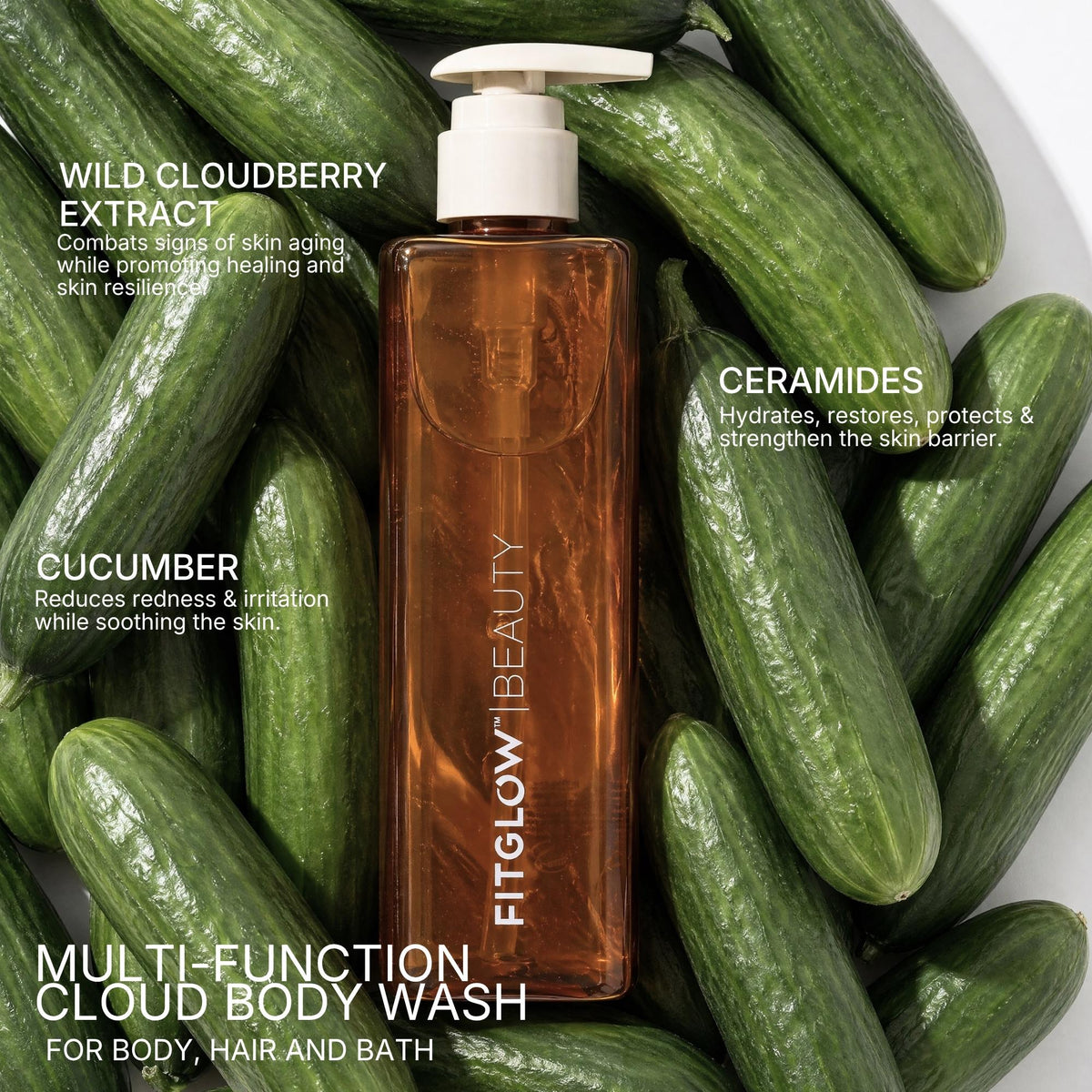 Cloud Washing Cloud Body Wash | Rebalances, Soothes & Protects Moisture – Fitglow Beauty