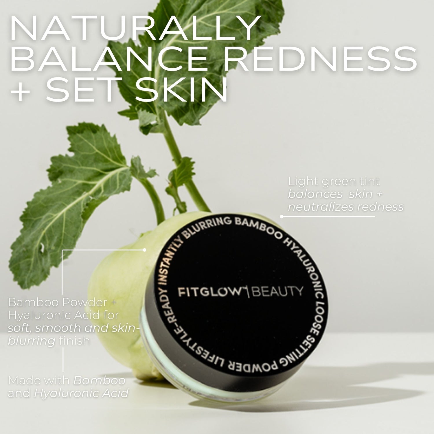 Green Bamboo Hyaluronic Loose Setting Powder