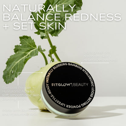 Green Bamboo Hyaluronic Loose Setting Powder