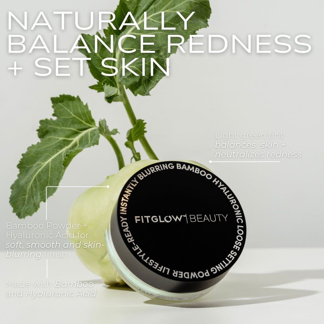 Green Bamboo Hyaluronic Loose Setting Powder