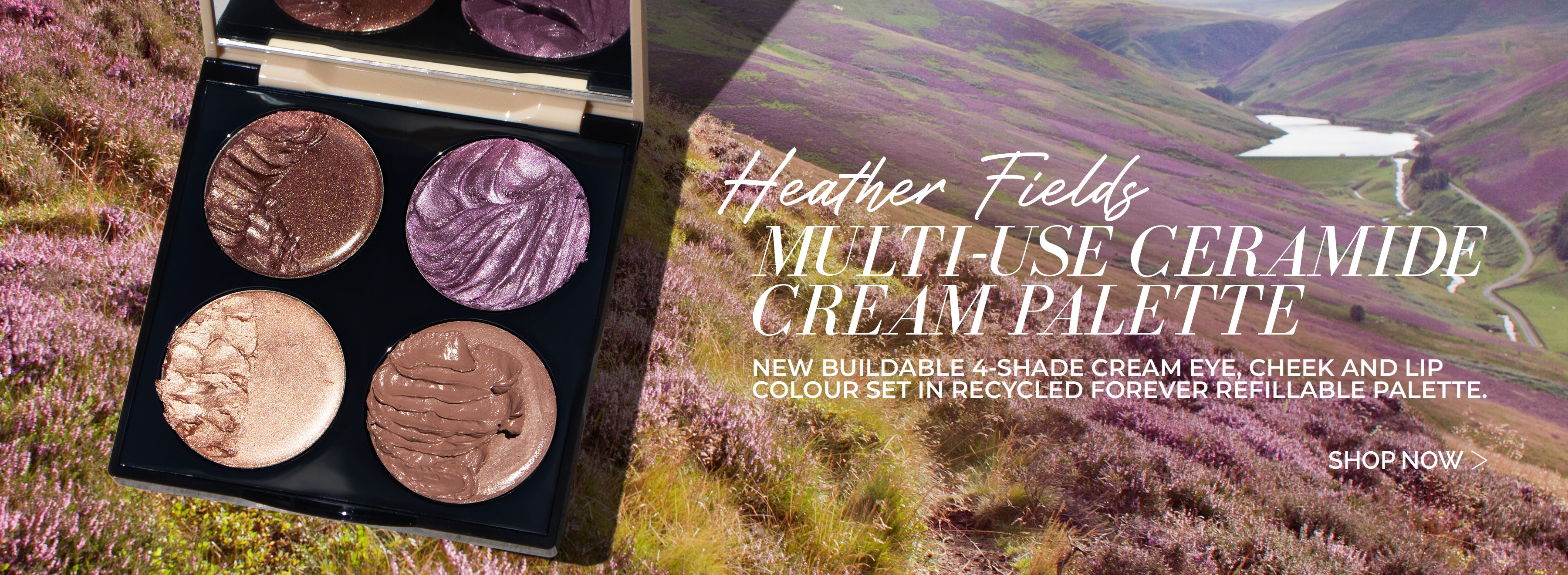 NEW Heather Fields Multi-Use Ceramide Cream Palette
