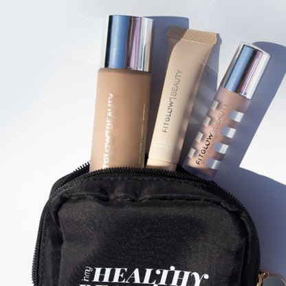Healthy Beauty Era Small Cosmetic Black Bag