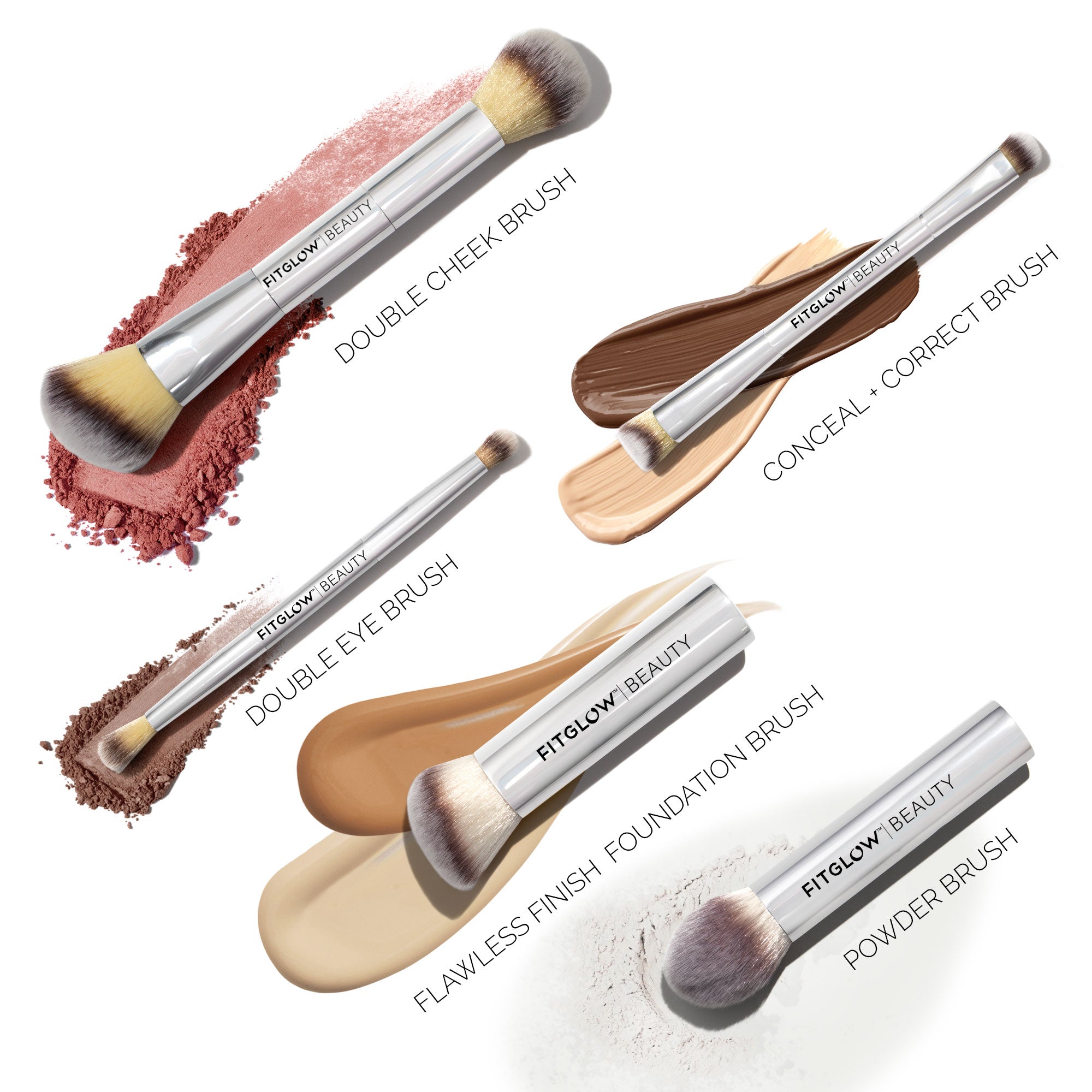 Vegan Teddy Double Eye Brush