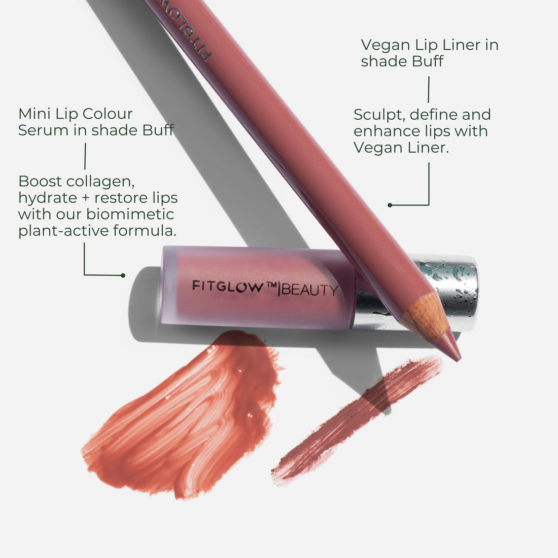 Buff Lip Liner + Mini Lip Serum Duo