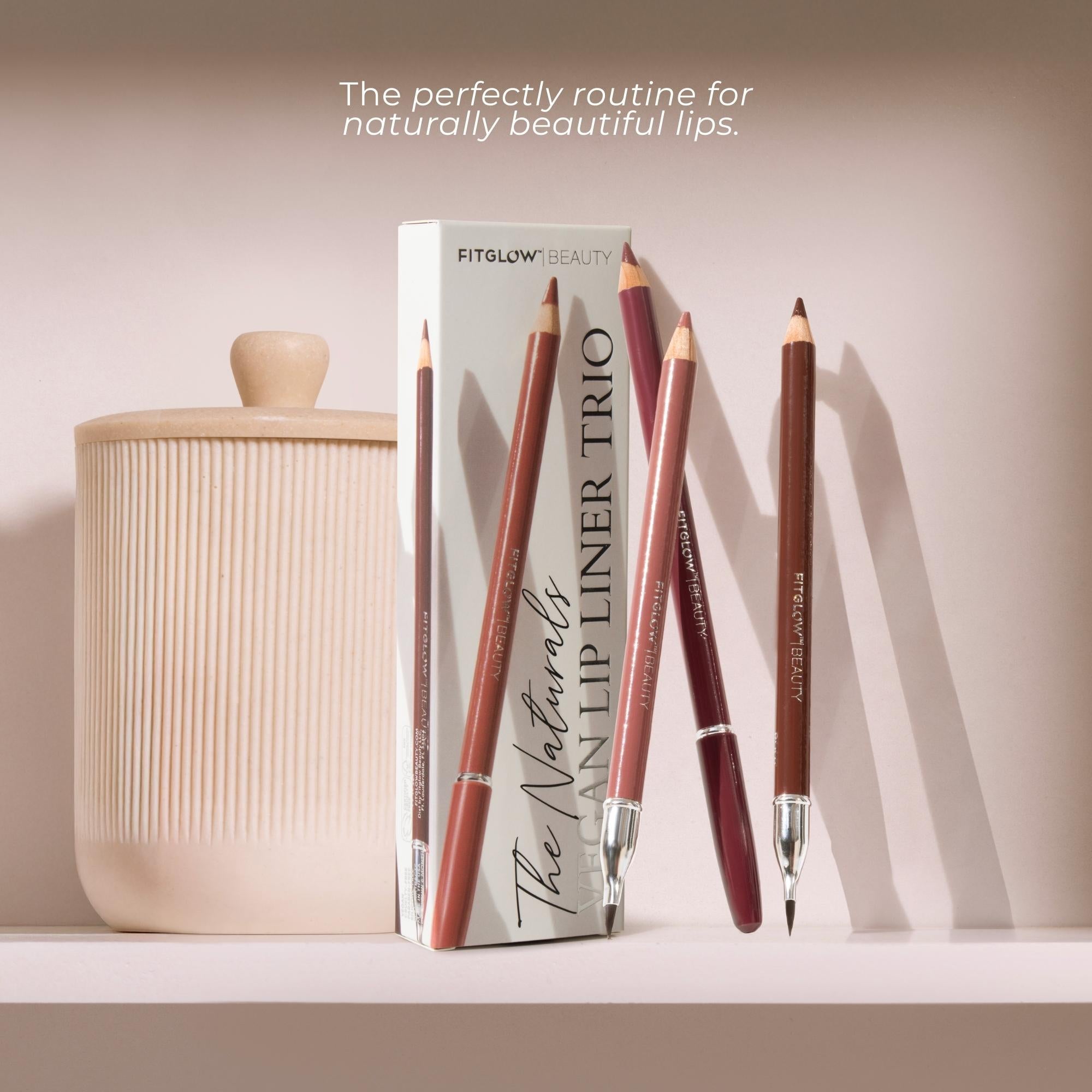 Vegan Lip Liner Trio | Plant-Based, Hydrating & Long Lasting