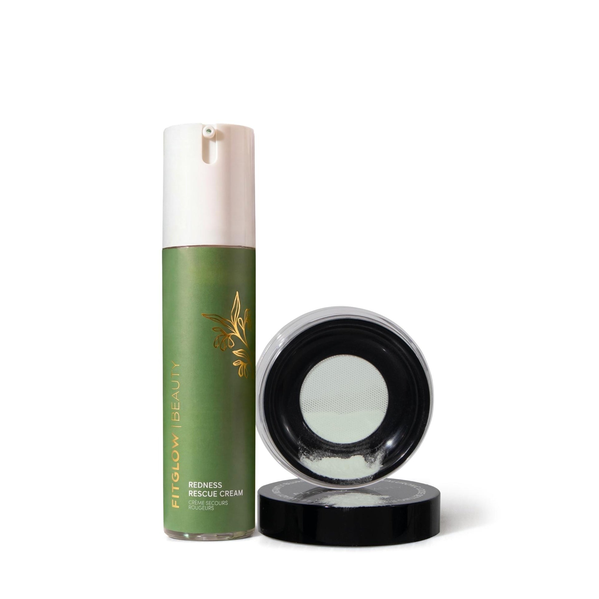 Redness Rescue Cream + Loose Setting Powder Duo