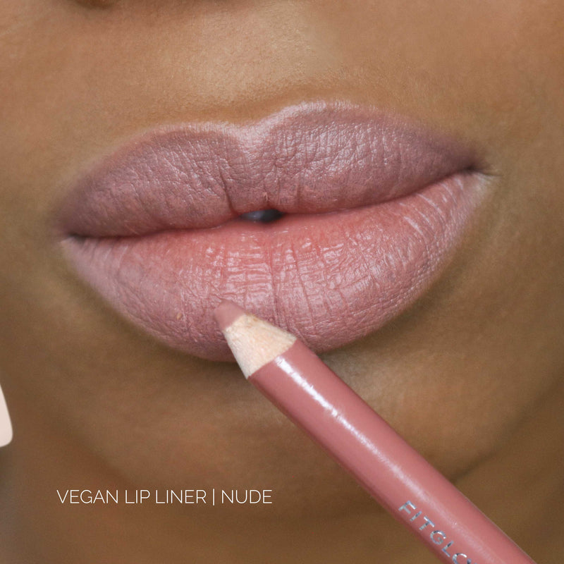 Vegan Lip Liner in Nude | Plant Based Vegan Lip Colour | Fitglow Beauty