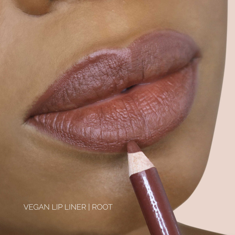 Vegan Lip Liner in Root | Plant Based Vegan Lip Colour | Fitglow Beauty